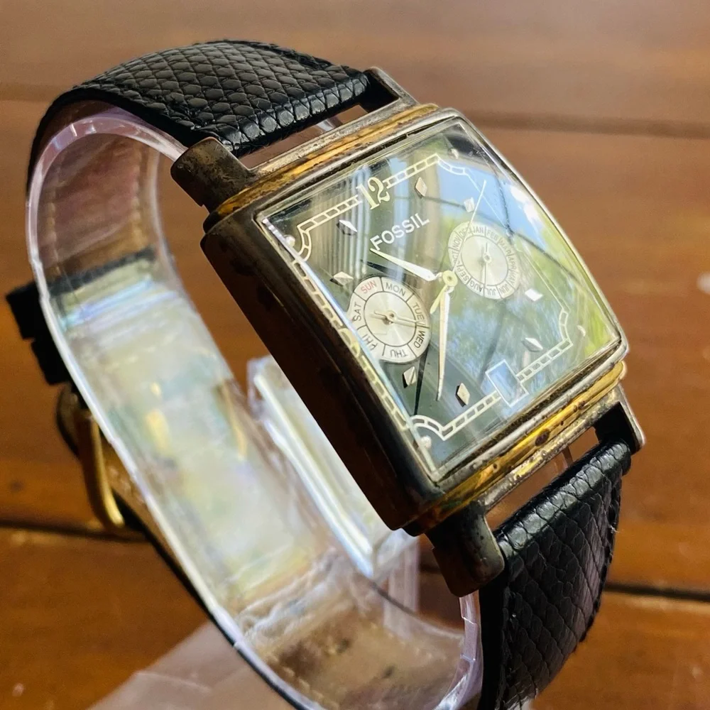 1995 FOSSIL CHRONOGRAPH TG-4015 (001433)